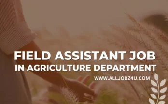 FIELD ASSISTANT JOB