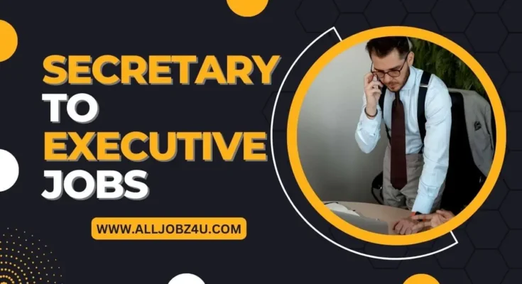 Secretary To Executive Jobs