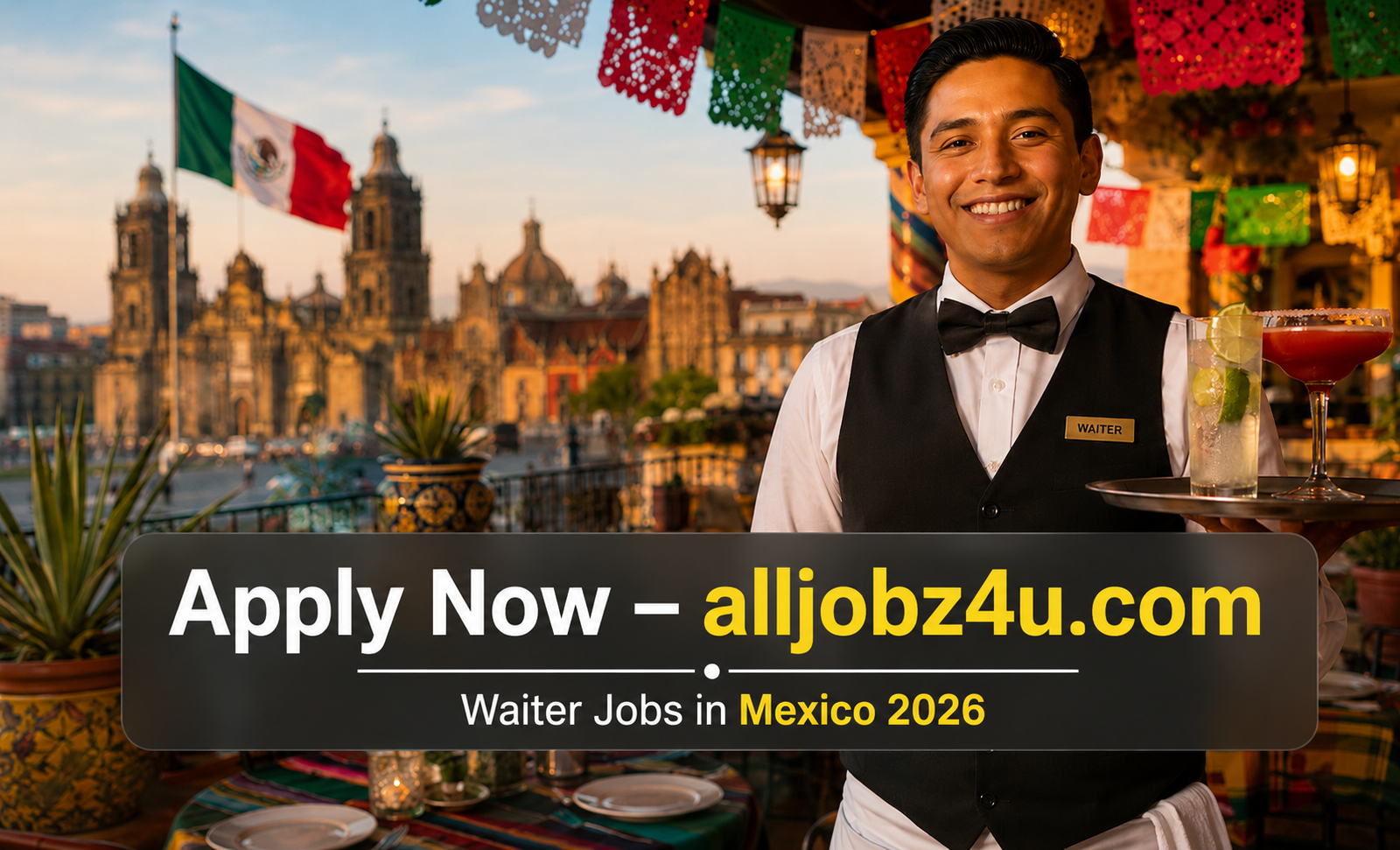 Waiter Jobs in Mexico 2026: Complete Guide for Foreign Workers